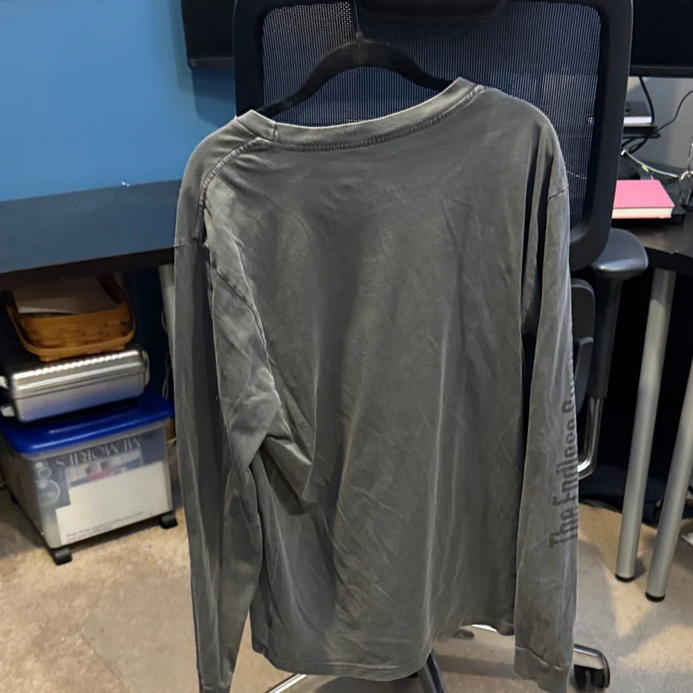 Outerknown Washed Charcoal Long Sleeve Graphic Tee - Picture 5 of 5